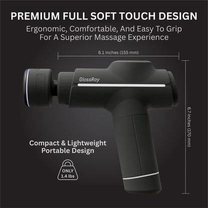 Heat + Cool Portable Deep Tissue Percussion Massager - 3D Pro Advanced